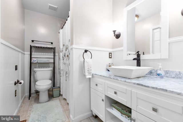 8314 Old Mill Ln, Spotsylvania, VA 22551 - bathroom featuring vanity and toilet