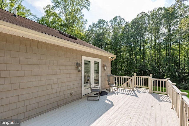 8314 Old Mill Ln, Spotsylvania, VA 22551 - view of wooden terrace