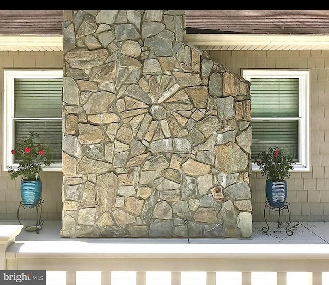 8314 Old Mill Ln, Spotsylvania, VA 22551 - exterior view of stone siding