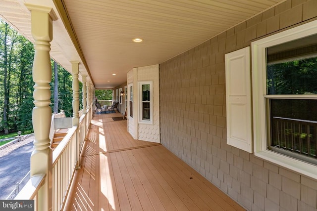 8314 Old Mill Ln, Spotsylvania, VA 22551 - view of wooden porch