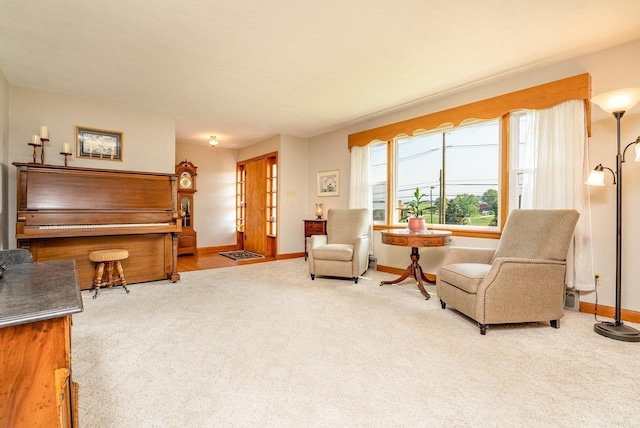 5213 Rawley Pike, Rockingham, VA 22801 - living area featuring carpet floors and baseboards