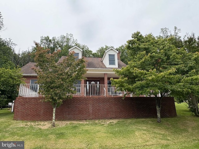 60 Mountain Breeze Ln, Syria, VA 22743 - view of front of home featuring a front lawn and brick siding