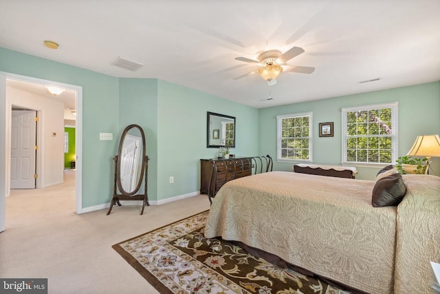 17277 Kettlebrook Lndg, Jeffersonton, VA 22724 - bedroom with light carpet and ceiling fan