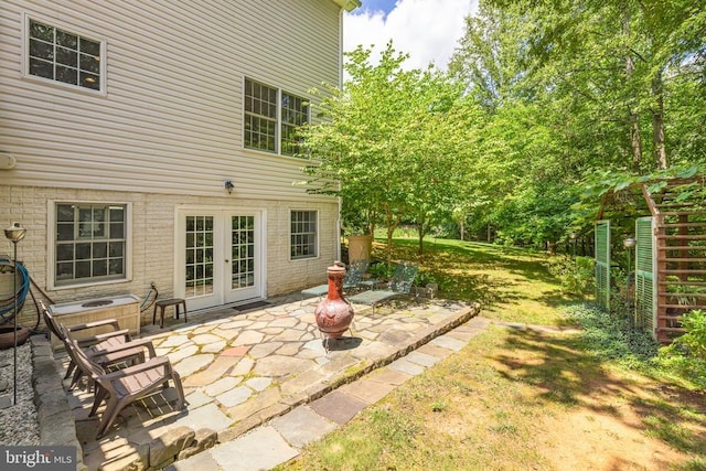 17277 Kettlebrook Lndg, Jeffersonton, VA 22724 - view of patio featuring french doors