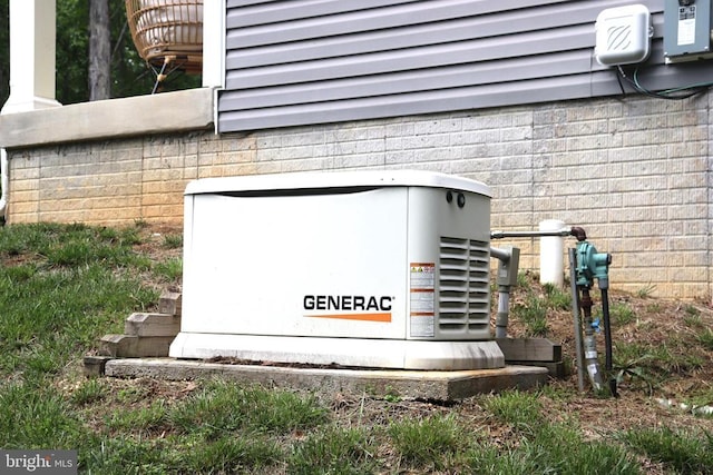exterior view of a power unit