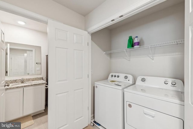 226 Baker Dr, Luray, VA 22835 - washroom with washer and dryer