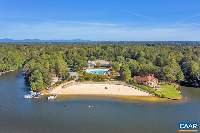 19 Hawks Pl, Palmyra, VA 22963 - water view featuring a wooded view
