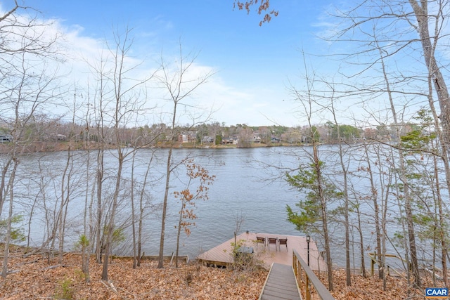 19 Hawks Pl, Palmyra, VA 22963 - view of water feature with a boat dock