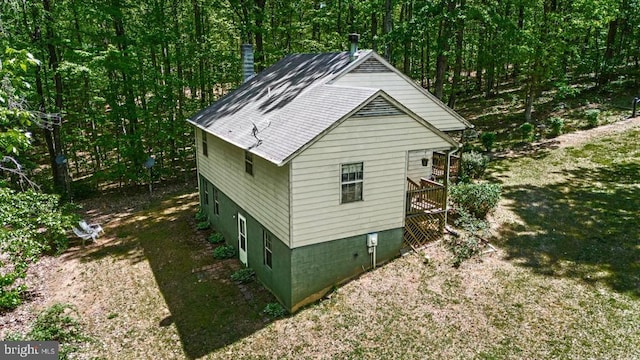 54 Courthouse Mountain Rd, Madison, VA 22727 - exterior space with a view of trees