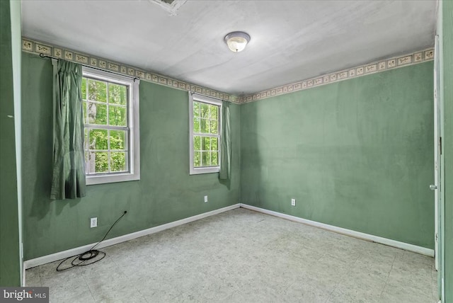 54 Courthouse Mountain Rd, Madison, VA 22727 - empty room with tile patterned floors and baseboards