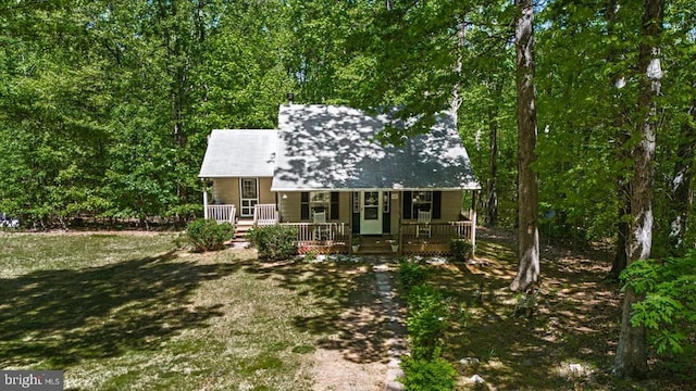54 Courthouse Mountain Rd, Madison, VA 22727 - view of front facade with covered porch