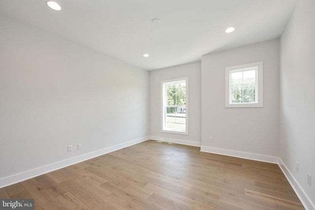 8630 Rosni Way, Fredericksburg, VA 22407 - spare room with recessed lighting and light wood finished floors