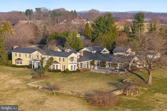  - aerial view of property and surrounding area