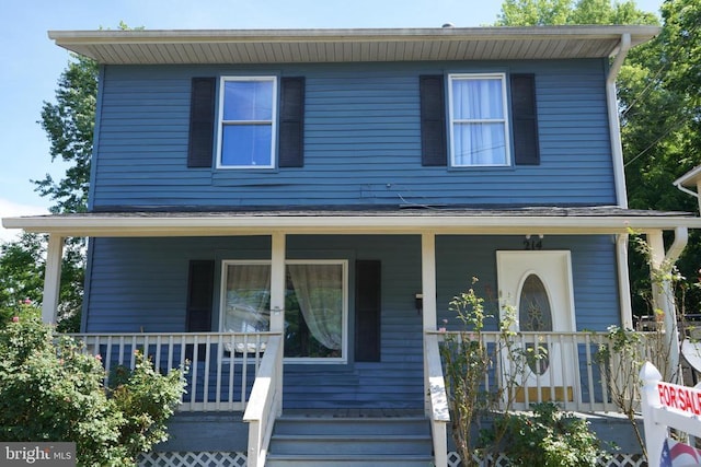 214 Culpeper St W, Culpeper, VA 22701 - view of front facade featuring covered porch