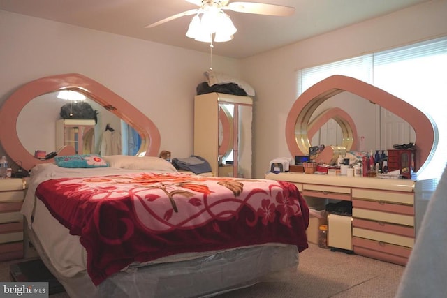 214 Culpeper St W, Culpeper, VA 22701 - carpeted bedroom with ceiling fan