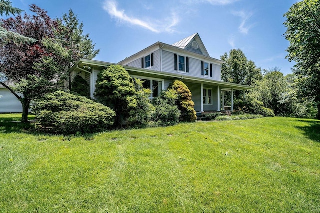 16540 Stoney Lea Ln, Elkton, VA 22827 - view of front of house featuring a front yard and a porch