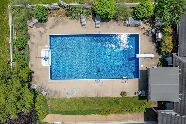 16540 Stoney Lea Ln, Elkton, VA 22827 - aerial view of a pool area