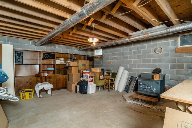 16540 Stoney Lea Ln, Elkton, VA 22827 - unfinished below grade area featuring concrete block wall