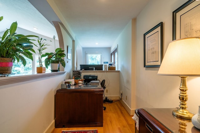 16540 Stoney Lea Ln, Elkton, VA 22827 - office area with wood finished floors