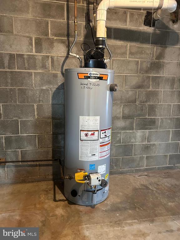  - utilities with gas water heater