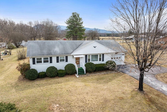 14335 S E Side Hwy, Grottoes, VA 24441 - view of front of property featuring a shingled roof and a front yard