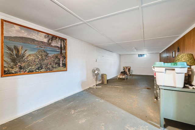 14335 S E Side Hwy, Grottoes, VA 24441 - finished basement featuring concrete block wall