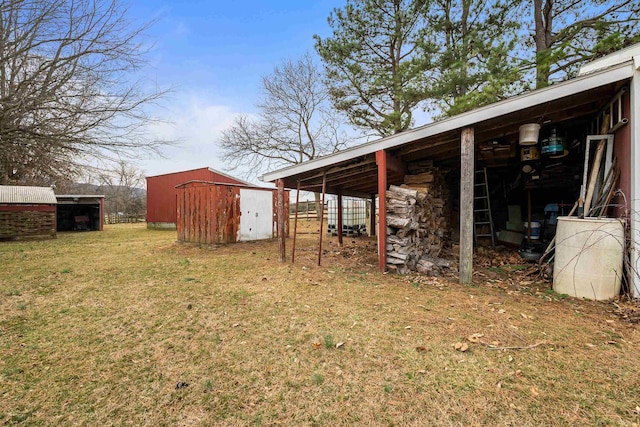 14335 S E Side Hwy, Grottoes, VA 24441 - view of yard with a pole building and an outdoor structure