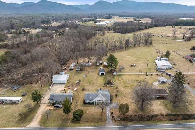 14335 S E Side Hwy, Grottoes, VA 24441 - birds eye view of property with a rural view and a mountain view