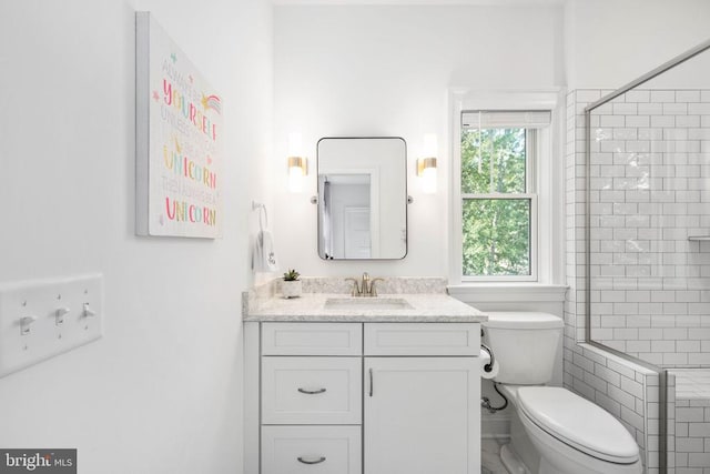 11302 Radcliff Ter, Spotsylvania, VA 22551 - full bathroom featuring vanity and tiled shower