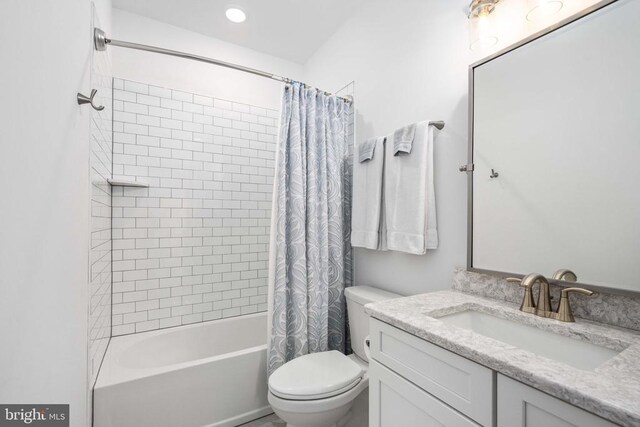 11302 Radcliff Ter, Spotsylvania, VA 22551 - full bathroom featuring vanity and shower / bathtub combination with curtain