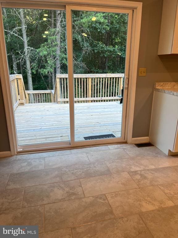 10214 Unique Trl, Rixeyville, VA 22737 - doorway with light stone finish floors