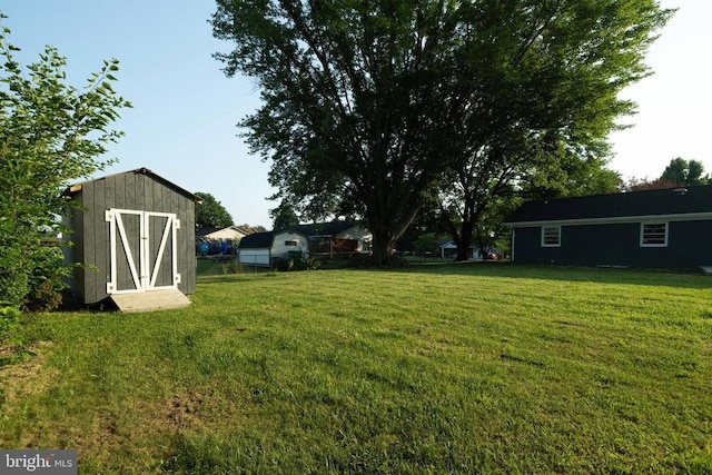 6 Charles St, Luray, VA 22835 - view of grassy yard featuring a shed