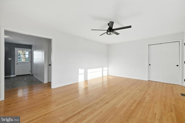 6 Charles St, Luray, VA 22835 - unfurnished room featuring ceiling fan and light wood-style flooring
