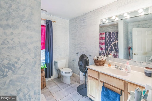 7599 Secretarys Sand Rd, Schuyler, VA 22969 - full bathroom featuring tile patterned floors, vanity, and toilet