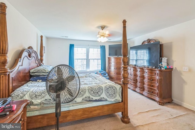 7599 Secretarys Sand Rd, Schuyler, VA 22969 - bedroom featuring carpet floors, baseboards, and ceiling fan