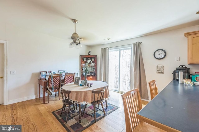 7599 Secretarys Sand Rd, Schuyler, VA 22969 - dining space with light wood finished floors and baseboards