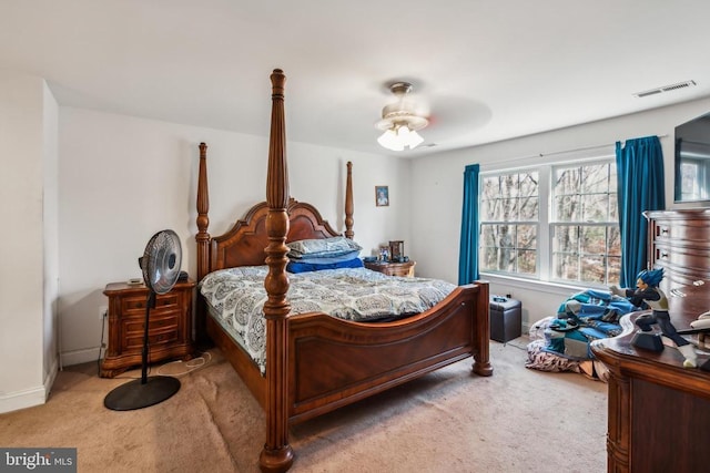 7599 Secretarys Sand Rd, Schuyler, VA 22969 - bedroom with light carpet and a ceiling fan