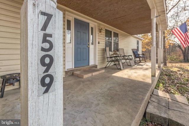 7599 Secretarys Sand Rd, Schuyler, VA 22969 - view of covered porch