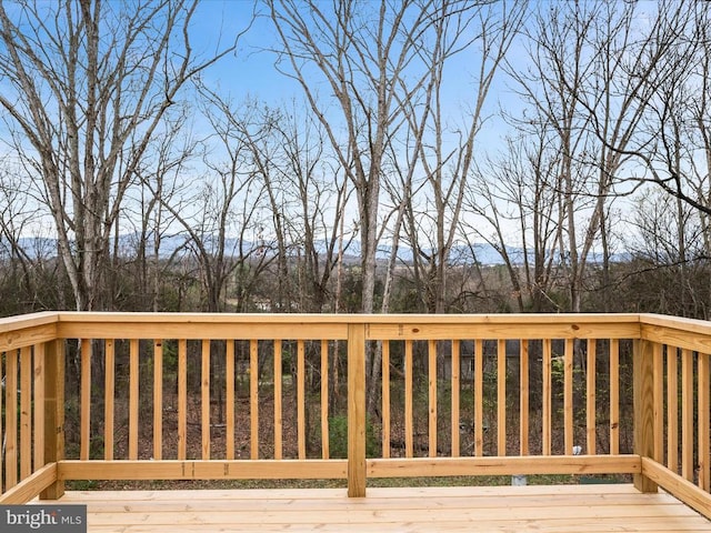 view of deck