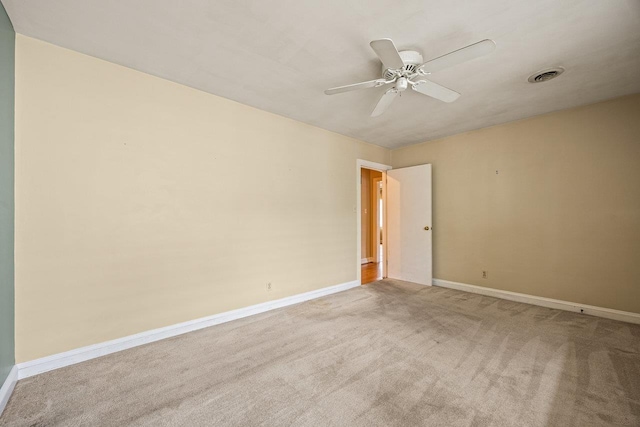 1435 Bluestone St, Harrisonburg, VA 22801 - carpeted empty room featuring baseboards and ceiling fan