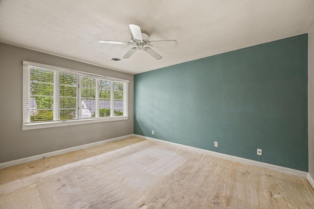 1435 Bluestone St, Harrisonburg, VA 22801 - carpeted spare room with baseboards and ceiling fan