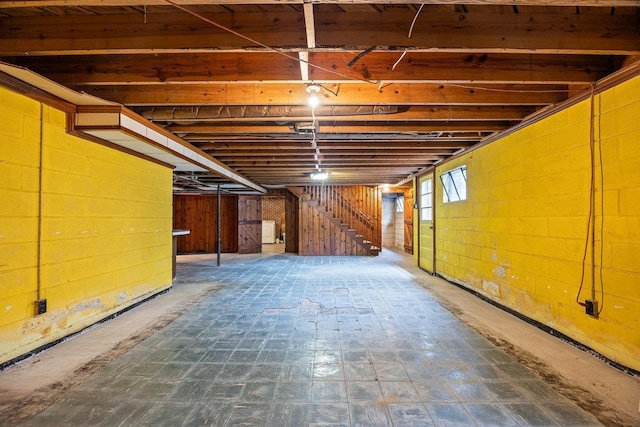 1435 Bluestone St, Harrisonburg, VA 22801 - basement featuring stairway