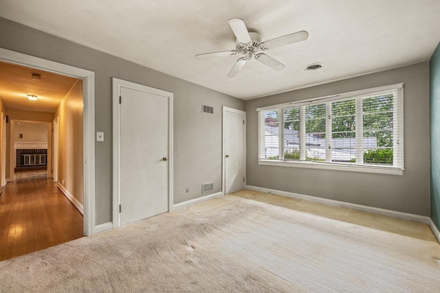 1435 Bluestone St, Harrisonburg, VA 22801 - unfurnished bedroom with baseboards, carpet floors, and a ceiling fan