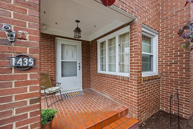 1435 Bluestone St, Harrisonburg, VA 22801 - property entrance featuring brick siding