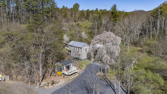 2665 Deerfield Valley Rd, Deerfield, VA 24432 - view from above of property with a forest