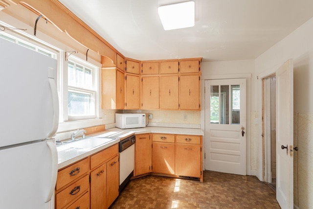 530 Water St W, Harrisonburg, VA 22801 - kitchen featuring white appliances, a sink, and light countertops