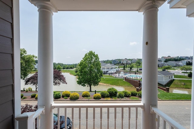 3277 Preston Shore Dr, Rockingham, VA 22801 - balcony featuring a residential view
