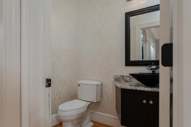 3277 Preston Shore Dr, Rockingham, VA 22801 - half bath featuring vanity and toilet
