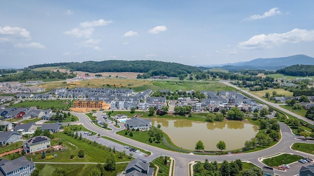 3277 Preston Shore Dr, Rockingham, VA 22801 - aerial perspective of suburban area with a nearby body of water