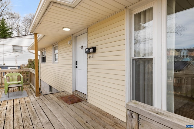 view of deck